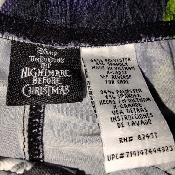 Nightmare Before Christmas XL Pajama Pants Unisex Jack Skellington - Picture 3 of 6